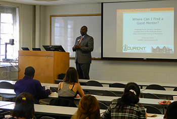Dr. Brothers presents to CURENT students